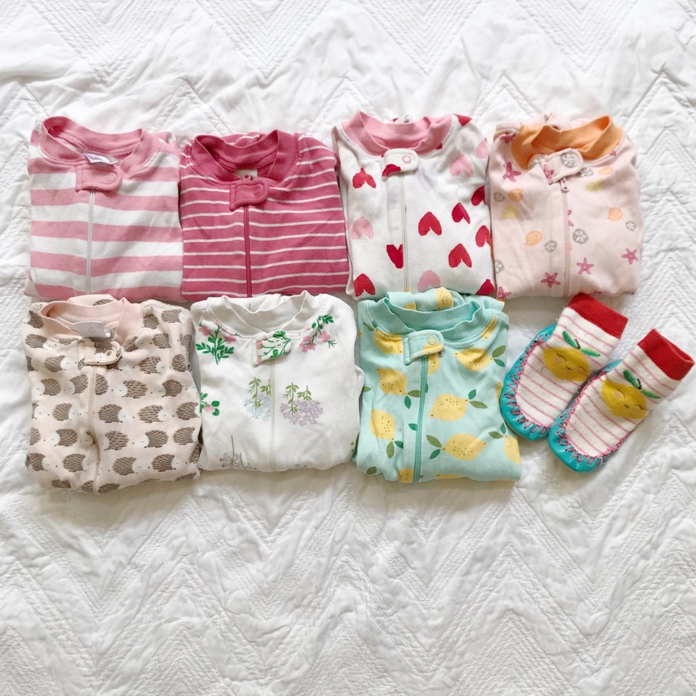 Lot of Hanna Anderson size 80 (18-24) girls PJs - Picture 3 of 3